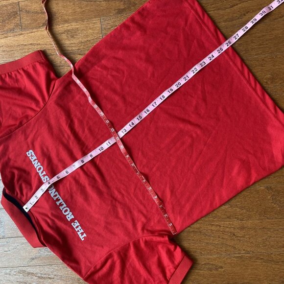 The Rolling Stones Red Golf Polo Shirt Medium - Picture 4 of 4